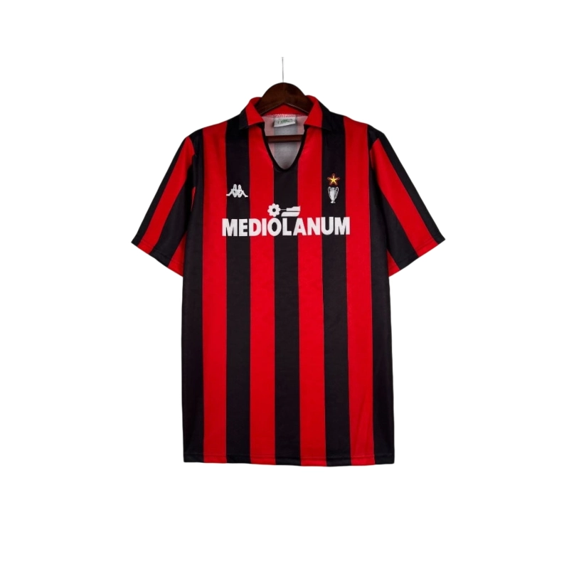 Maglia Calcio Vintage AC Milan Casa 1989-90 – Rossonera